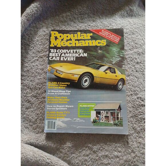 Popular Mechanics March 1983 '83 Corvette Best American Car Ever! - Picture 1 of 1